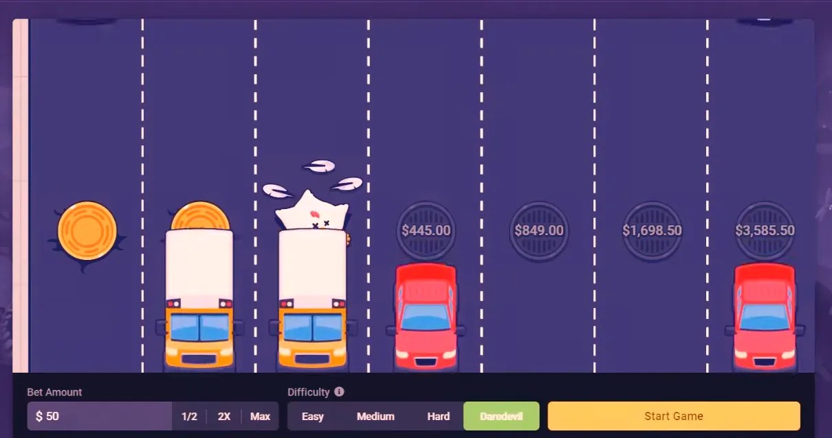 Roobet Crossy Road